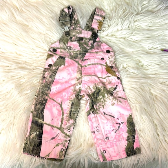 Cabela's Other - Cabela’s 3 Month Old Infant Pink Camouflage Overalls